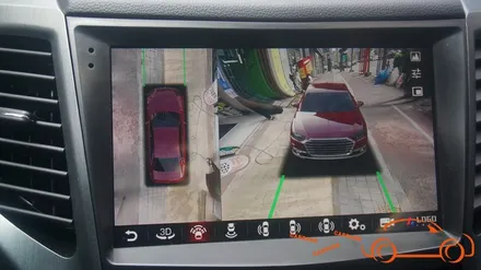 <광주 어라운드 뷰>티볼리 모터스 밸류 안드로이드 올인원 + 3D 어라운드 뷰