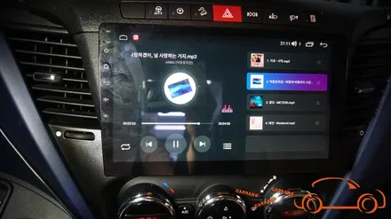 <광주 수입차 안드로이드>이베코 캠핑카 모터스 밸류 10인치 안드로이드 올인원 시공