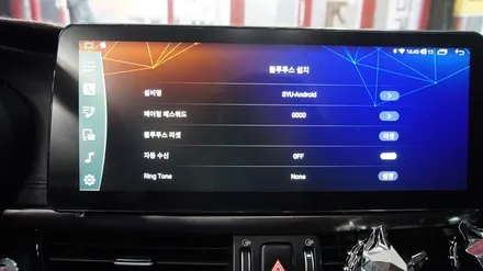<광주 모터스 밸류 협력점>올 뉴 K5 안드로이드 올인원 모터스 밸류 12.3인치 시공