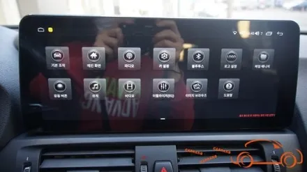 <광주 수입차 안드로이드 올인원>BMW X3  12.3인치 모터스 밸류 KC 인증 안드로이드 올인원 시공