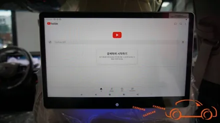<광주 후석 모니터>더 뉴 GV80 리어 모니터 포커스 노바 X13 시공