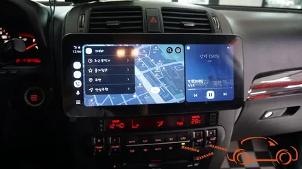=광주 안드로이드 올인원= 모하비 08년식 순정 내비 타입 카나로 12.3인치 8G 제품 시공
