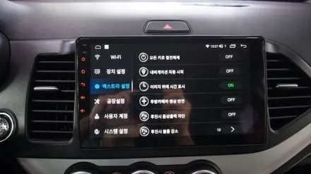 =광주 안드로이드 올인원= 올 뉴 모닝 안드로이드 올인원  + AHD 후방카메라 시공