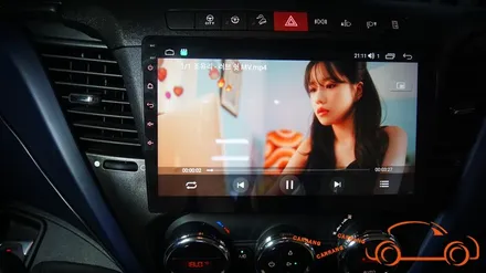 <광주 수입차 안드로이드>이베코 캠핑카 모터스 밸류 10인치 안드로이드 올인원 시공