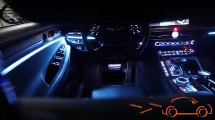 <광주 순정 엠비언트>제네시스 G90 순정 엠비언트 광량업!