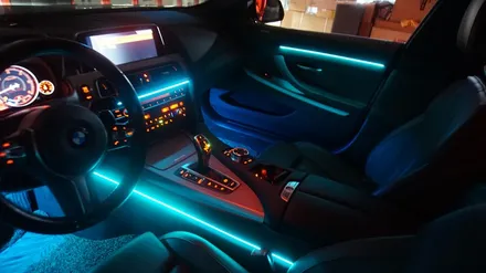 <광주 수입차 앰비언트>BMW 640D RGB 앰비언트 시공