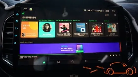 <광주 안드로이드 올인원>캡티바 17년식  모터스 밸류 10인치 안드로이드 올인원
