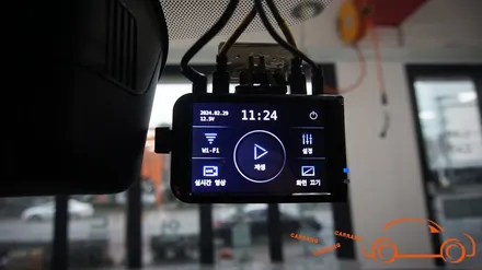 <광주 썬팅>QM6 3채널 블랙박스(전면 +후면 + 풋 페달) + SPI 썬팅