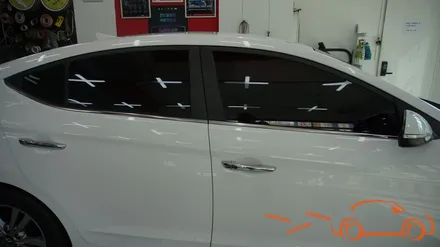<광주 루마 버텍스 썬팅>17년식 제네시스 G80 (버텍스 900) + 17년식 아반떼 AD (버텍스 300) 썬팅 재시공