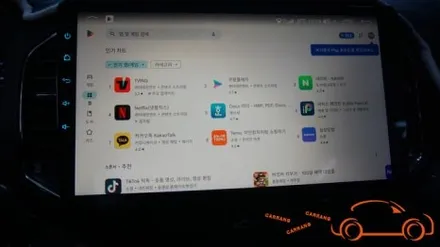 <광주 안드로이드 올인원>캡티바 17년식  모터스 밸류 10인치 안드로이드 올인원