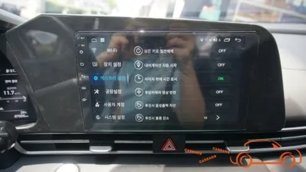 <광주 안드로이드 올인원>아반떼 CN7 모터스 밸류 안드로이드 올인원 9인치 시공