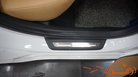 <광주 순정 연동 앰비언트>K7 프리미어 순정 연동 앰비언트 추가 (도어 캐치, 도어 포켓)+ LED 컵 플레이트 + LED 도어 스커프 시공