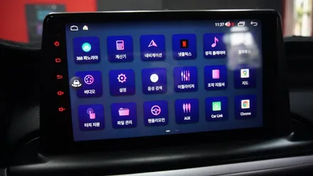 <광주 3D 어라운드 뷰>K3 GT 모터스 밸류 안드로이드 올인원 + 일체형 3D 어라운드 뷰 시공