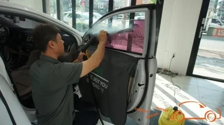<광주 루마 버텍스 썬팅>17년식 제네시스 G80 (버텍스 900) + 17년식 아반떼 AD (버텍스 300) 썬팅 재시공