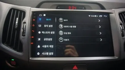 <광주 안드로이드 올인원>스포티지 R 안드로이드 올인원(모터스 밸류) + 락폴딩