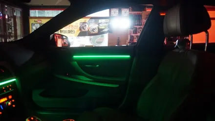 <광주 수입차 앰비언트>BMW 640D RGB 앰비언트 시공