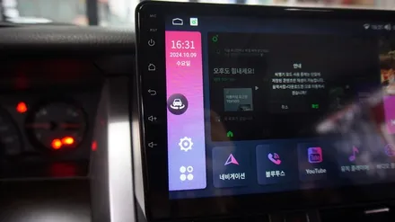 <광주 어라운드 뷰>SM5 모터스 밸류 안드로이드 올인원 + 일체형 어라운드 뷰 시공