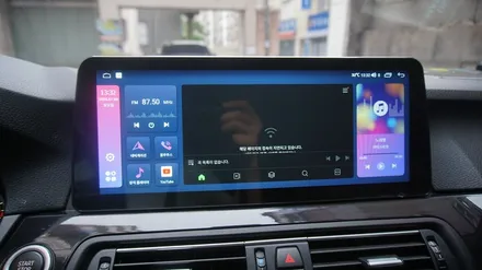 <광주 안드로이드 올인원>BMW 530D 모터스 밸류 12.3인치 안드로이드 올인원 시공