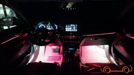 <광주 앰비언트>올 뉴 K7 앰비언트 + 우드 가니시 블랙우드  랩핑