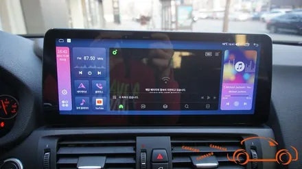 <광주 수입차 안드로이드 올인원>BMW X3  12.3인치 모터스 밸류 KC 인증 안드로이드 올인원 시공
