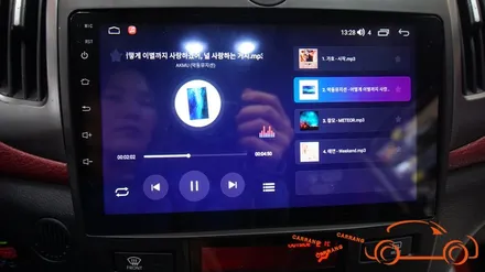 <광주 안드로이드 올인원>포르테 쿱 모터스 밸류 안드로이드 올인원 + AHD 후방 카메라 + 락폴딩 시공