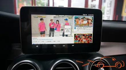 <광주 M2C 시공>벤츠 GLC  순정내비 복원 후 M2C 시공