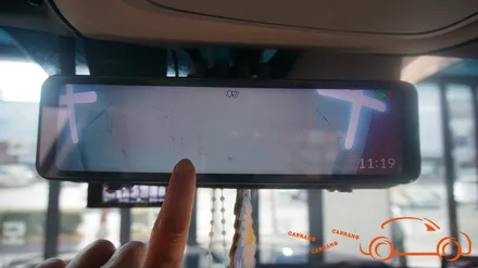 <광주 룸미러형 블랙박스 시공>더 뉴 모하비 룸미러형 블랙박스 파인드라이브 LX7 + 옵틱 글래스 광각 미러 시공