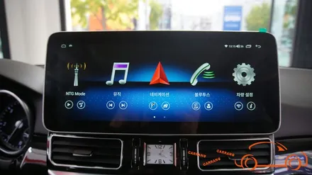 <광주 수입차 안드로이드 올인원>벤츠 ML350 카나로 12.3인치 X플러스 안드로이드 올인원 시공