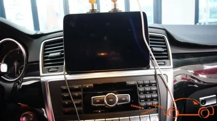 =광주 수입차 안드로이드 올인원= 벤츠 ML350 안드로이드 올인원 모터스 밸류 7862 8G 제품 시공