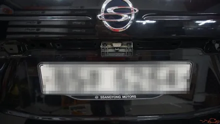 <광주 안드로이드 올인원>코란도 스포츠 안드로이드 올인원 상단 매립형 시공