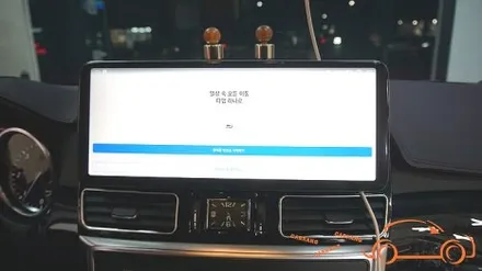=광주 수입차 안드로이드 올인원= 벤츠 ML350 안드로이드 올인원 모터스 밸류 7862 8G 제품 시공