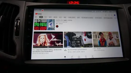 <광주 안드로이드 올인원>스포티지 R 순정 네비 타입 + 스포티지 R  저가 안드로이드 올인원 장착 차량  모두 모터스 밸류 8기가 안드로이드 올인원으로 교체