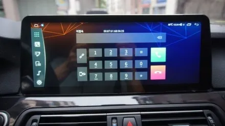 <광주 안드로이드 올인원>BMW 530D 모터스 밸류 12.3인치 안드로이드 올인원 시공
