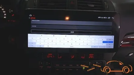 =광주 안드로이드 올인원= 모하비 08년식 순정 내비 타입 카나로 12.3인치 8G 제품 시공