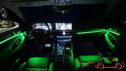 <광주 순정 엠비언트>제네시스 G90 순정 엠비언트 광량업!