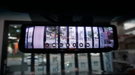 =광주 블랙박스= 렉스턴 스포츠 룸미러형 블랙박스  파인드라이브 LX 7 POWER 시공