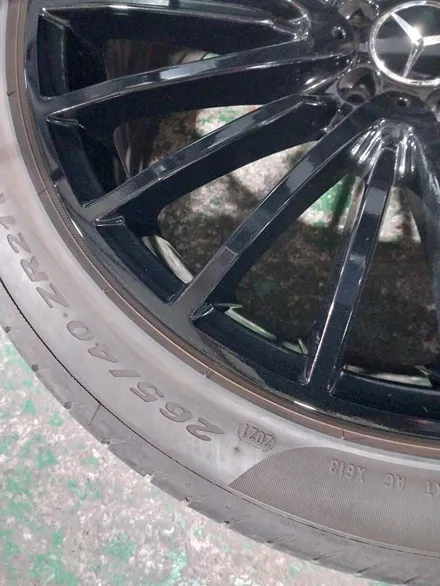 #휠  벤츠 GLC63 amg 8기통 블랙휠 도색휠 복원작업차 에스휠을 찾아주셧습니다. / 대구 북구 태전동