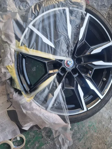 #대구휠용접(크랙수리) bmw 드라이브 조수석 앞 오른쪽휠 2군대 용접수리 S-wheel. / 대구 북구 태전동