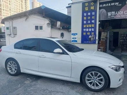 #BMW 320 순정휠 인치업 대구 에스휠 휠복원업체 17인치에서 18인치 교환및 tpms 이식. / 대구 북구 태전동