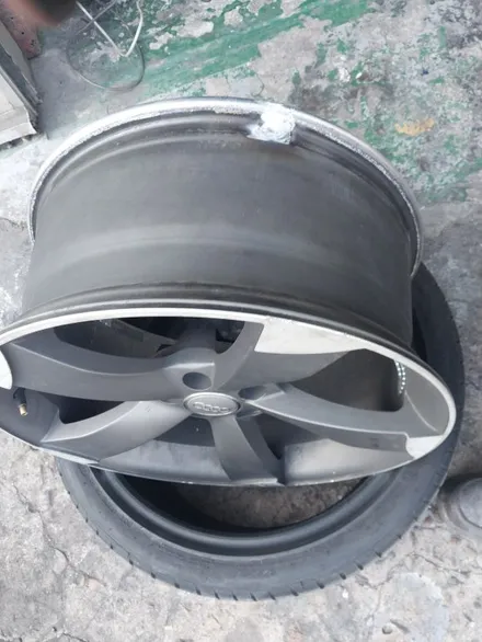 대구휠용접(크랙수리) 실금으로 인해서 알곤용접 tig 용접수리 S-wheel. / 대구 북구 태전동