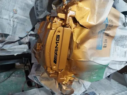 #대구 캘리퍼도색 벤츠GLE350 골드오렌지 와 HPX 265 50 20 한국타이어 교체 S-Wheel. / 대구 북구 태전동