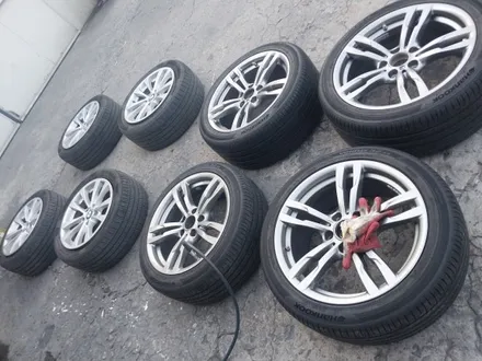 #BMW 320 순정휠 인치업 대구 에스휠 휠복원업체 17인치에서 18인치 교환및 tpms 이식. / 대구 북구 태전동