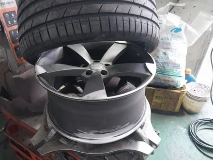대구휠용접(크랙수리) 실금으로 인해서 알곤용접 tig 용접수리 S-wheel. / 대구 북구 태전동