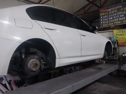 #BMW 320 순정휠 인치업 대구 에스휠 휠복원업체 17인치에서 18인치 교환및 tpms 이식. / 대구 북구 태전동