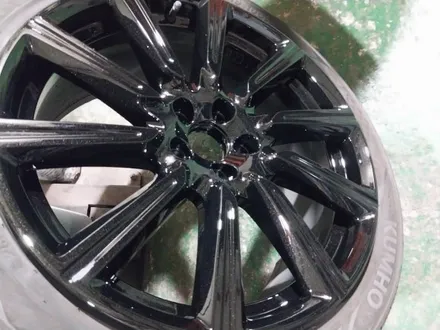 #대구휠복원 볼보 S90 순정 19인치휠 블랙펄유광도색작업 S-wheel. / 대구 북구 태전동