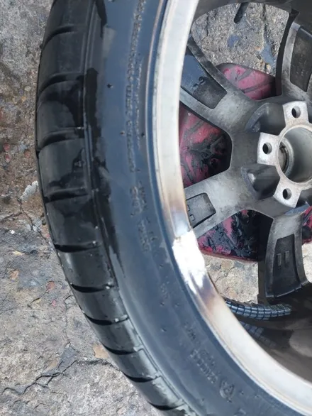 대구휠용접(크랙수리) 실금으로 인해서 알곤용접 tig 용접수리 S-wheel. / 대구 북구 태전동