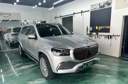 벤츠 GLS 600 마이바흐 듀오톤랩핑 고광택 투톤랩핑 시공!! / 수원시 영통구 매탄동