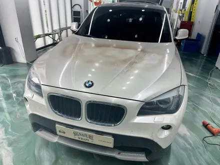 [수원랩핑] bmw x1 본넷 카본랩핑 시공_BMW랩핑 / 수원시 영통구 매탄동