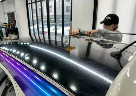 포지드카본 랩핑!! 루프스킨 시공하기!! / 수원시 영통구 매탄동