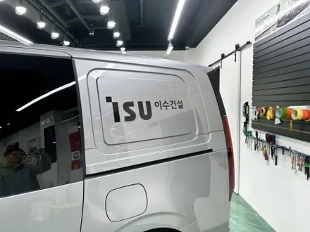 기업 회사 홍보!! 이수건설 차량 데칼 하나로 효과 만점!! / 수원시 영통구 매탄동